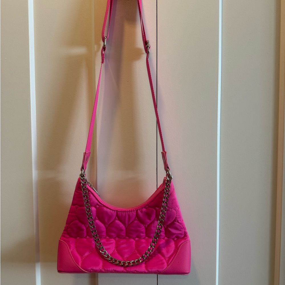 Wild Fable Pink Quilted Chain Shoulder Bag